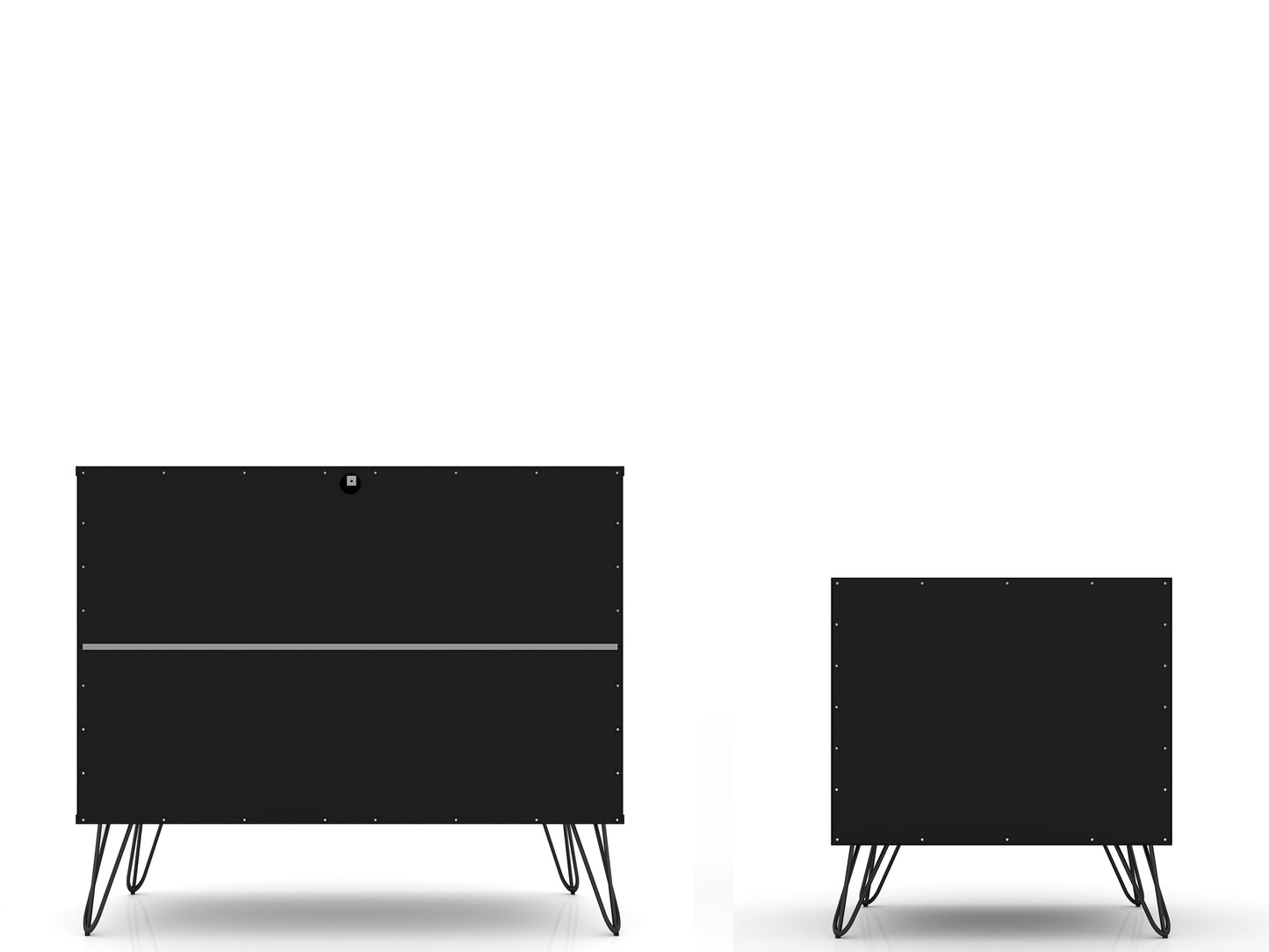 Manhattan Comfort 2-Piece Rockefeller Dresser and Nightstand