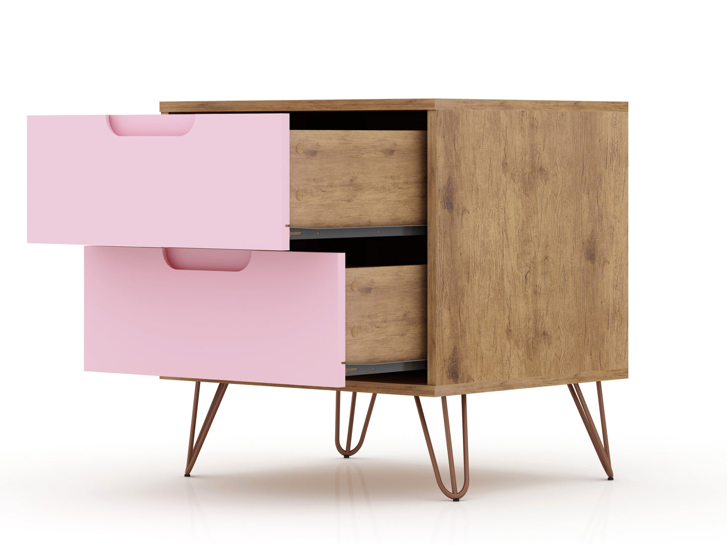 Manhattan Comfort 2-Piece Rockefeller Dresser and Nightstand