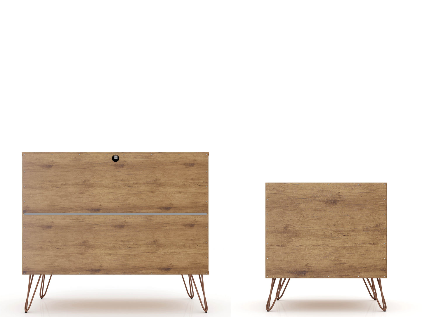 Manhattan Comfort 2-Piece Rockefeller Dresser and Nightstand