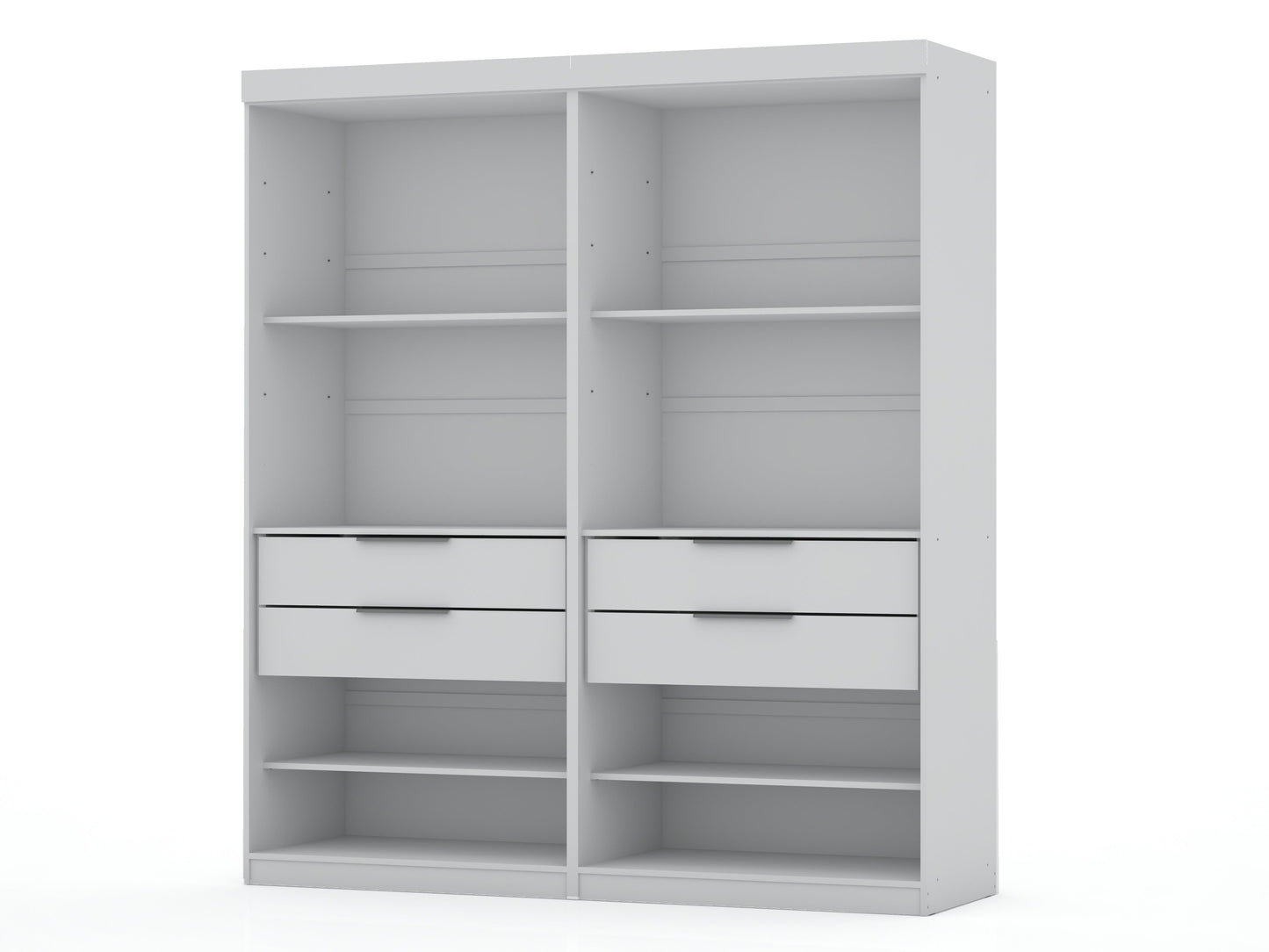 Manhattan Comfort Mulberry Wardrobe/ Armoire/ Closet - Set of 2