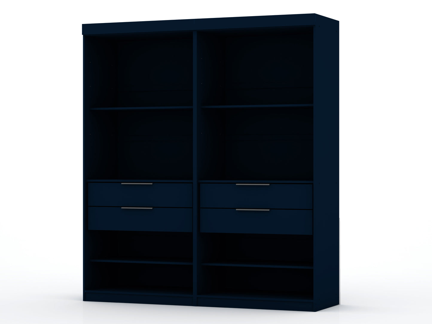 Manhattan Comfort Mulberry Wardrobe/ Armoire/ Closet - Set of 2