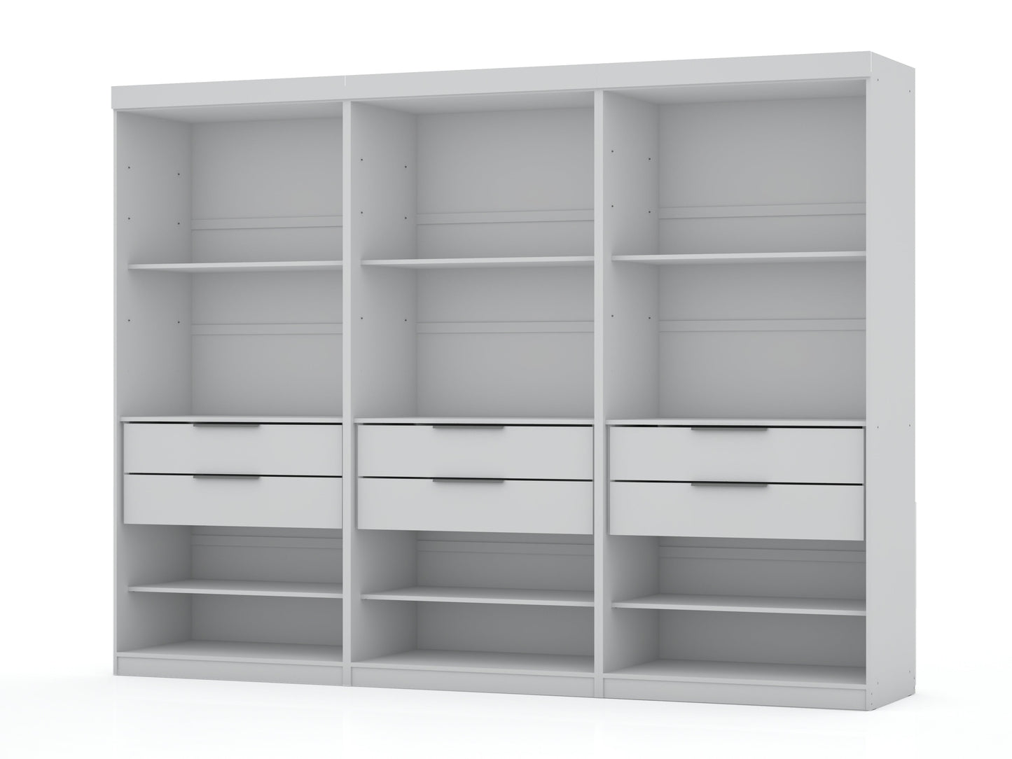 Manhattan Comfort Mulberry Wardrobe/ Armoire/ Closet - Set of 3