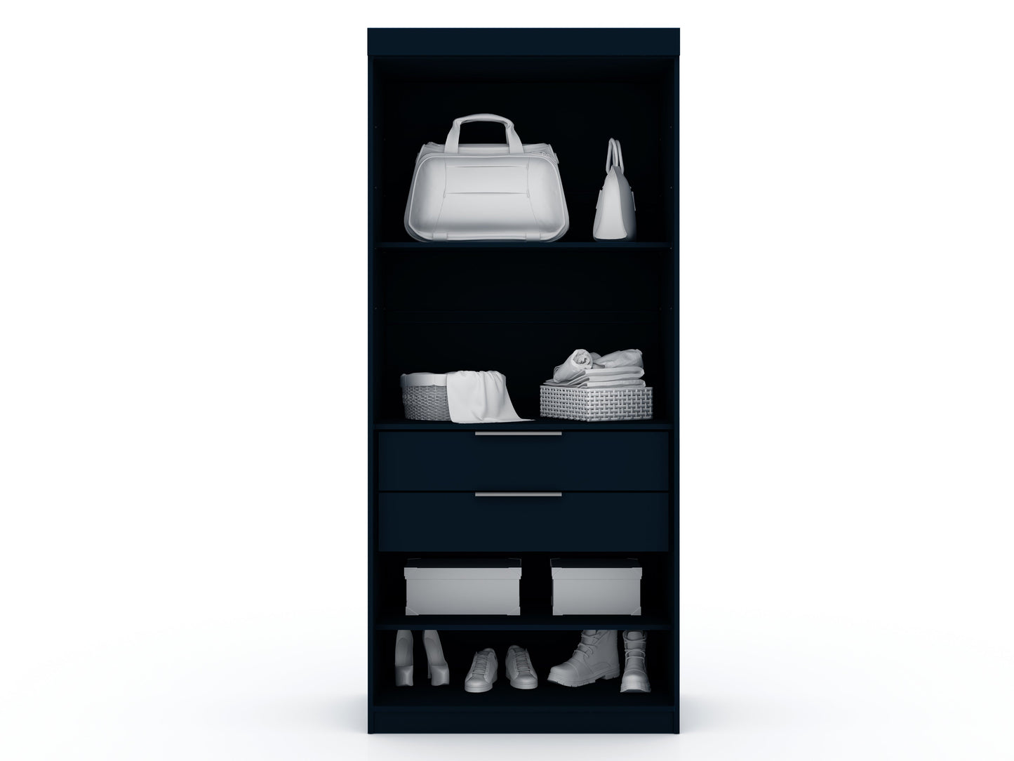 Manhattan Comfort Mulberry Wardrobe/ Armoire/ Closet - Set of 3
