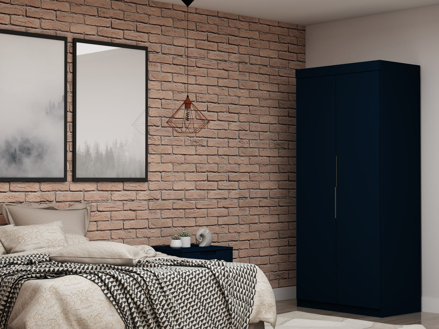 Manhattan Comfort Mulberry Wardrobe/ Armoire/ Closet