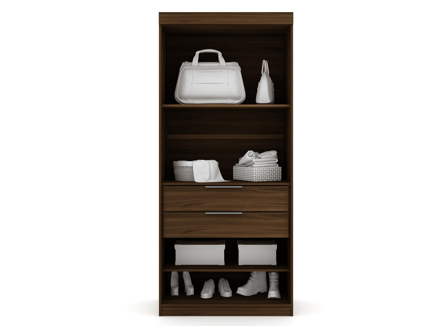 Manhattan Comfort Mulberry Wardrobe/ Armoire/ Closet - Set of 2