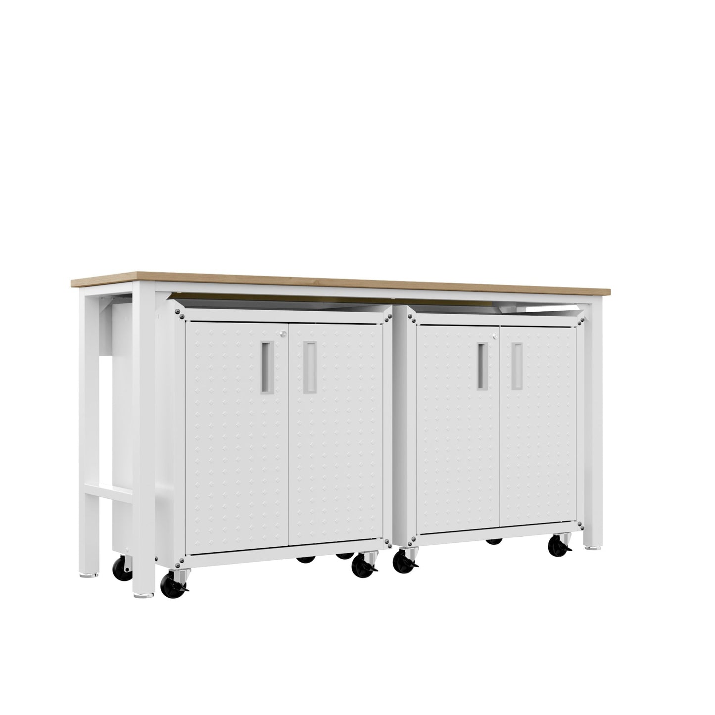 Manhattan Comfort 3-Piece Fortress Garage Set