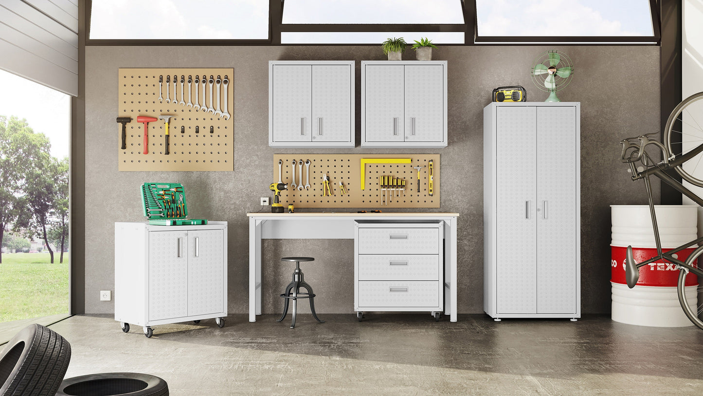 Manhattan Comfort 3-Piece Fortress Garage Set