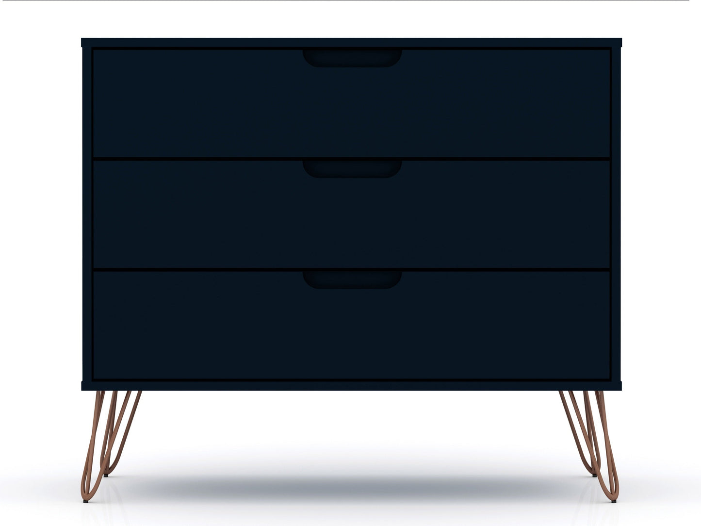 Manhattan Comfort 3-Piece Rockefeller Bedroom Dresser Set