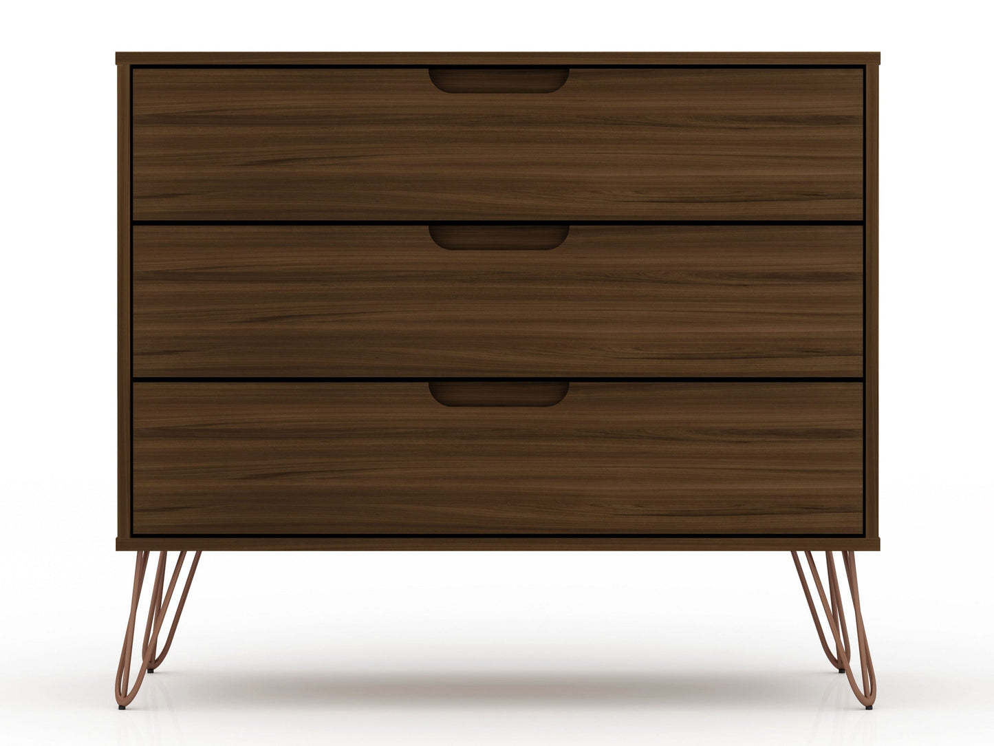 Manhattan Comfort 3-Piece Rockefeller Bedroom Dresser Set