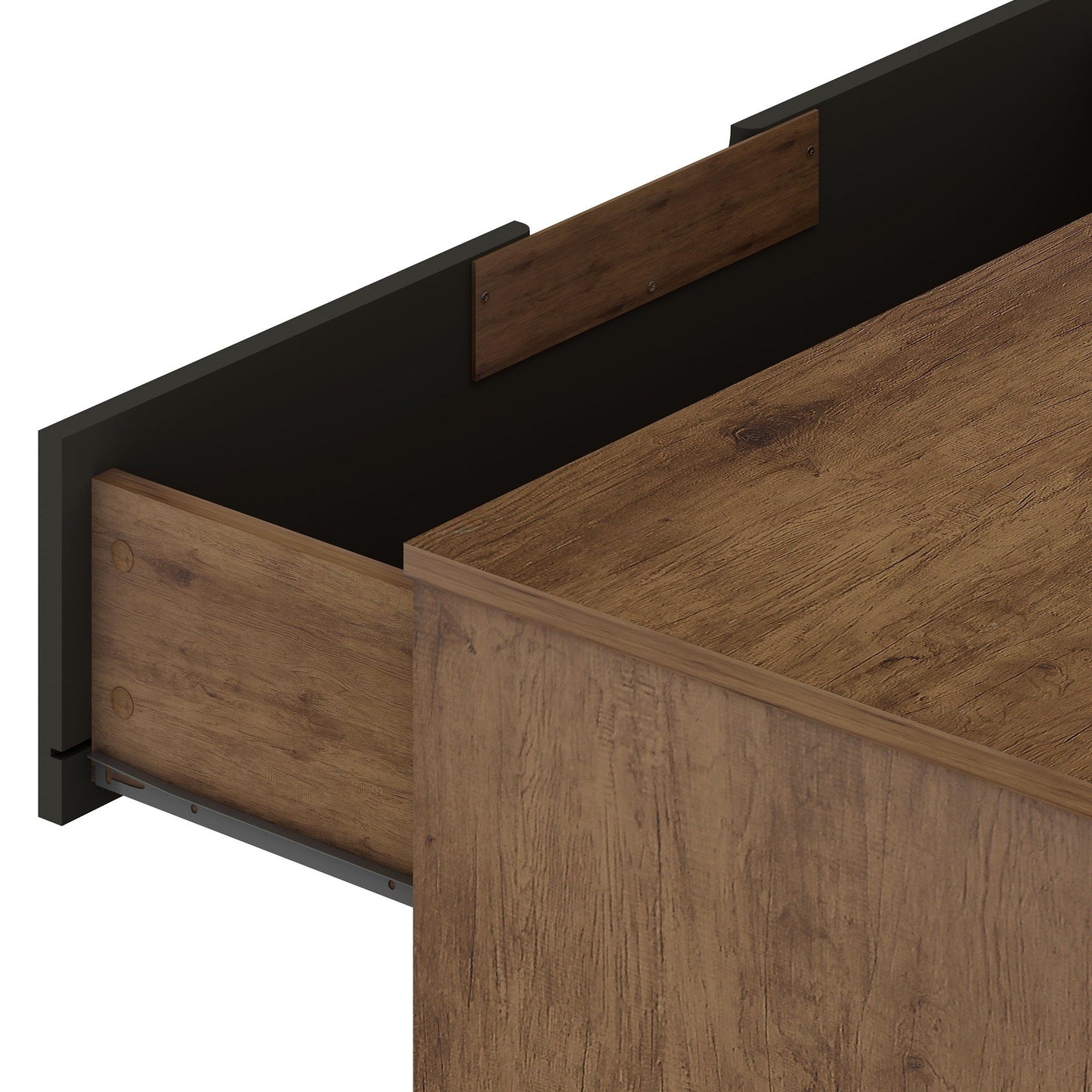 Manhattan Comfort 2-Piece Rockefeller Tall Dresser and Nightstand