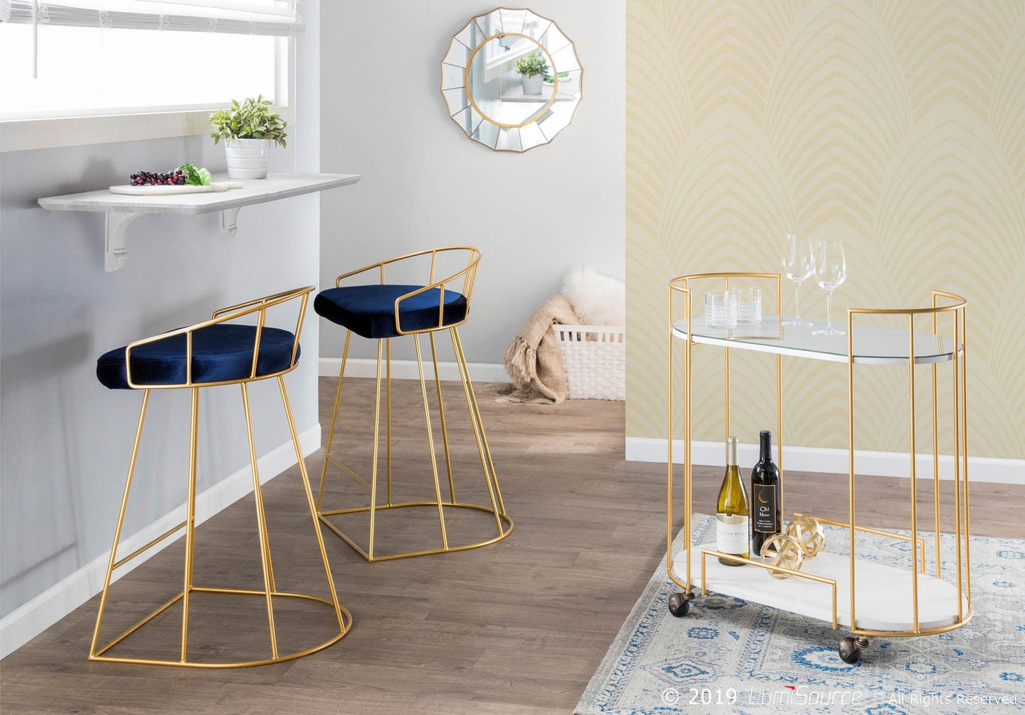 Majestic Office Furniture Counter Stool - Set of 2