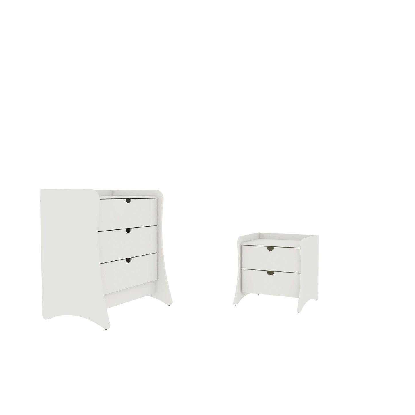 Manhattan Comfort 2-Piece Coney Dresser and Nightstand