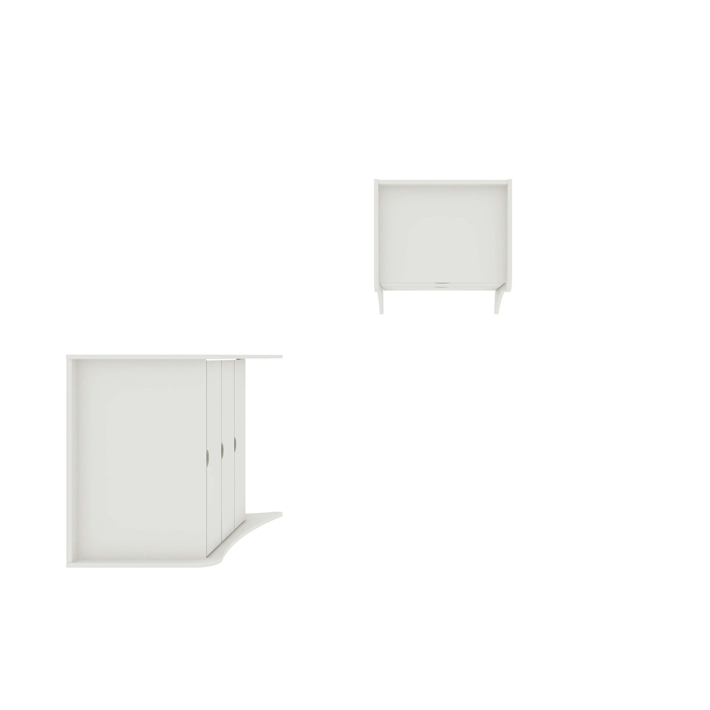 Manhattan Comfort 2-Piece Coney Dresser and Nightstand