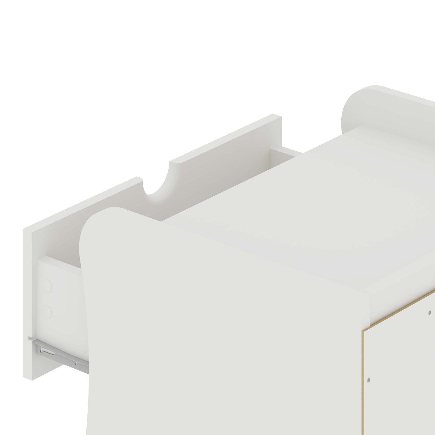 Manhattan Comfort 3-Piece Coney Dresser and 2 Nightstands