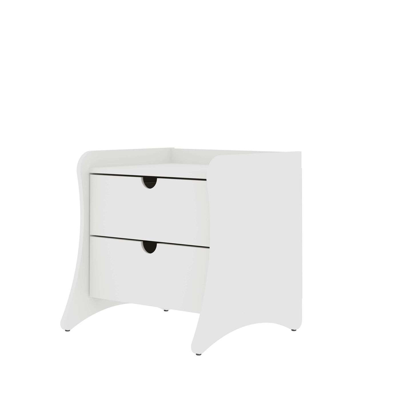 Manhattan Comfort 3-Piece Coney Dresser and 2 Nightstands