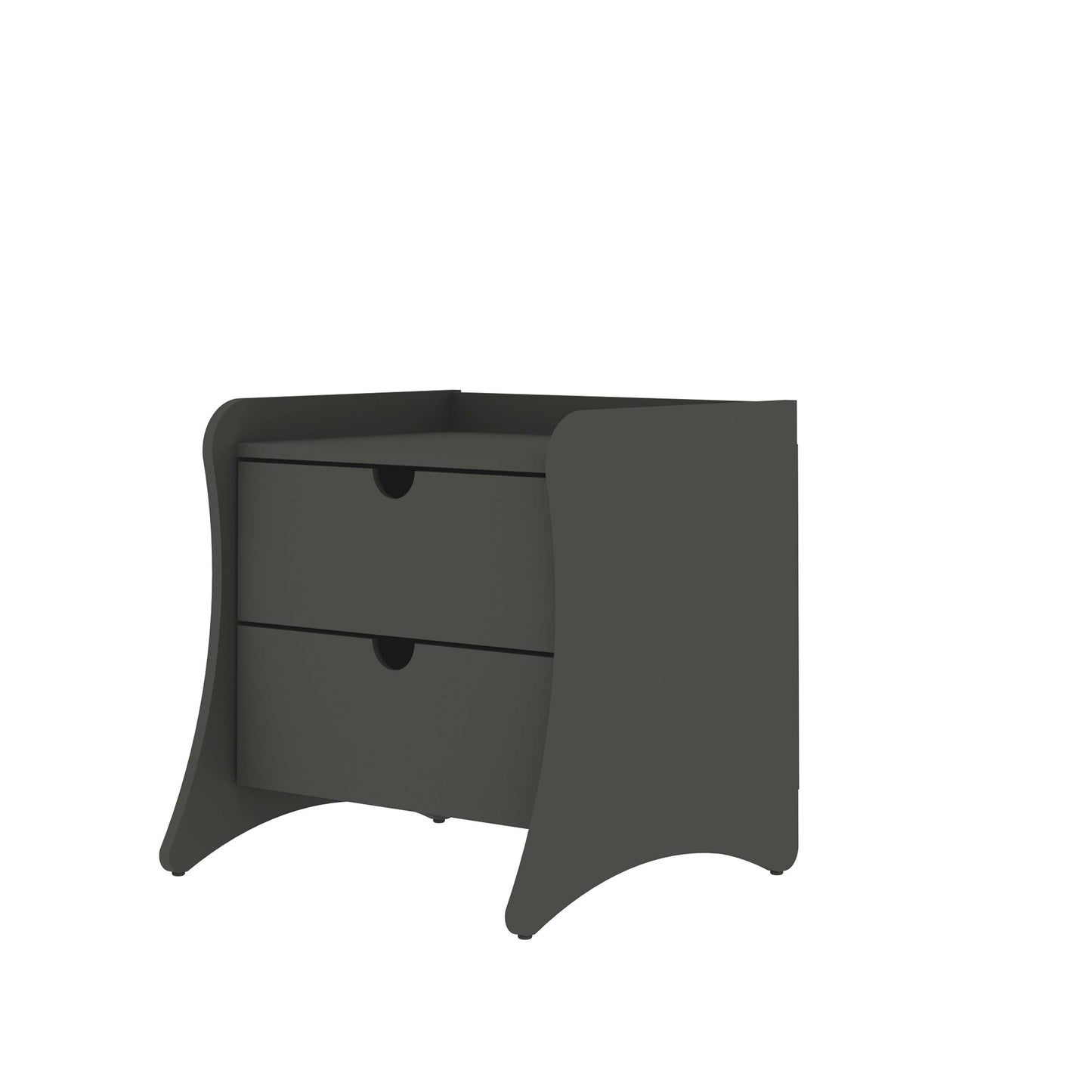Manhattan Comfort 3-Piece Coney Dresser and 2 Nightstands