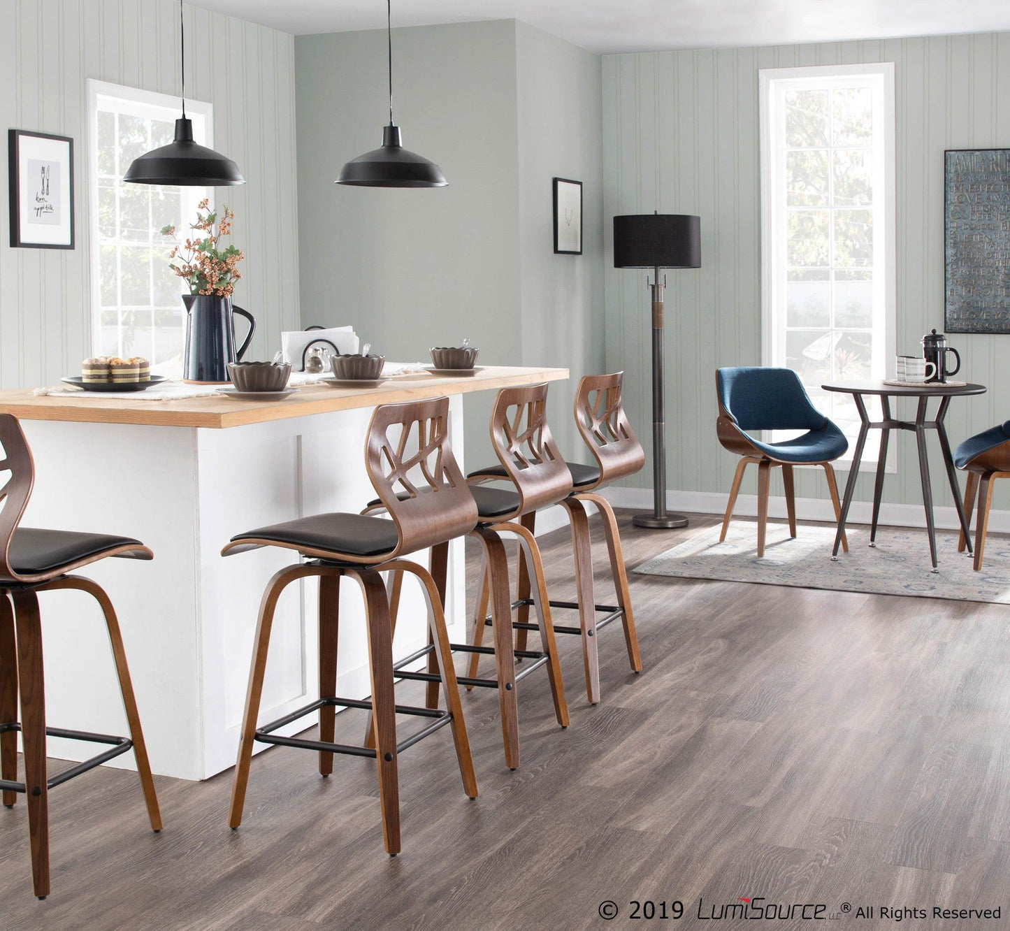 Majestic Office Furniture 26" Fixed-Height Counter Stool - Set of 2