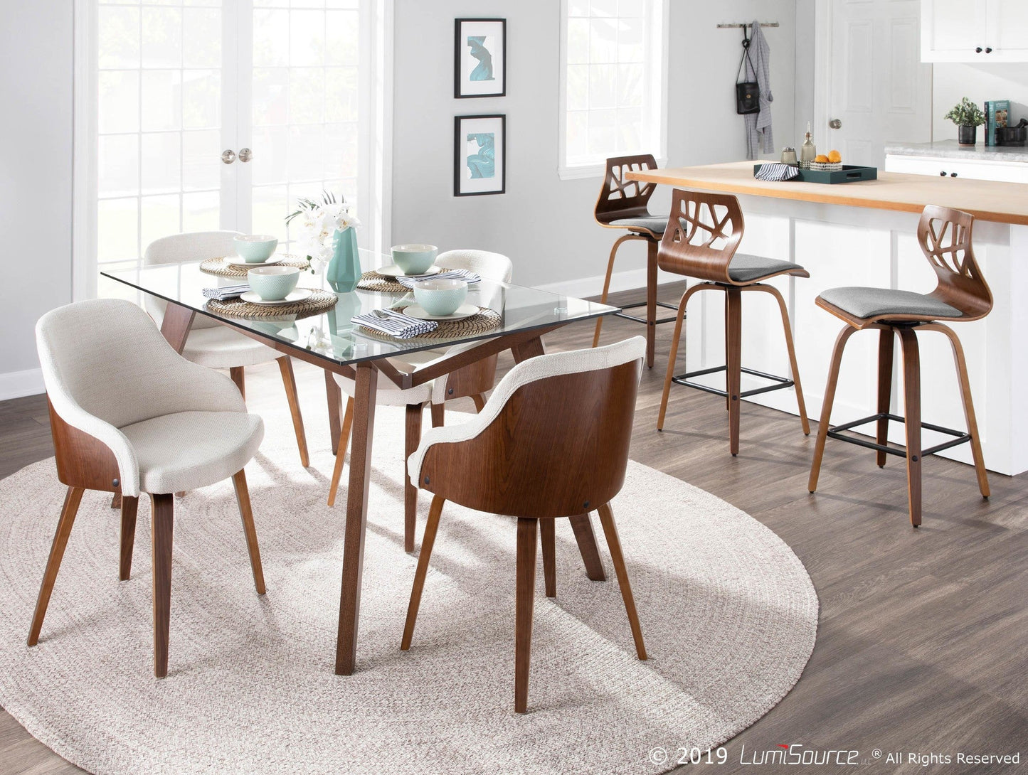 Majestic Office Furniture 26" Fixed-Height Counter Stool - Set of 2