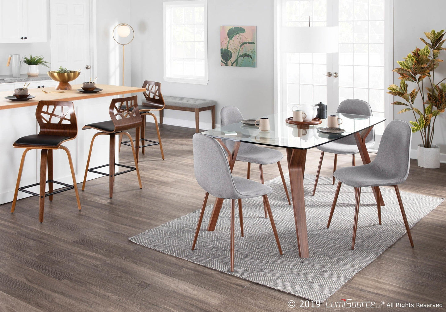Majestic Office Furniture 26" Fixed-Height Counter Stool - Set of 2