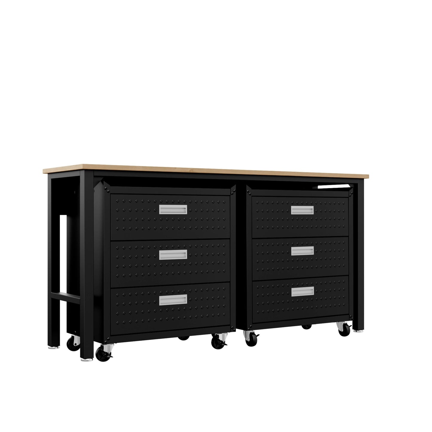 Manhattan Comfort 3-Piece Fortress Garage Set