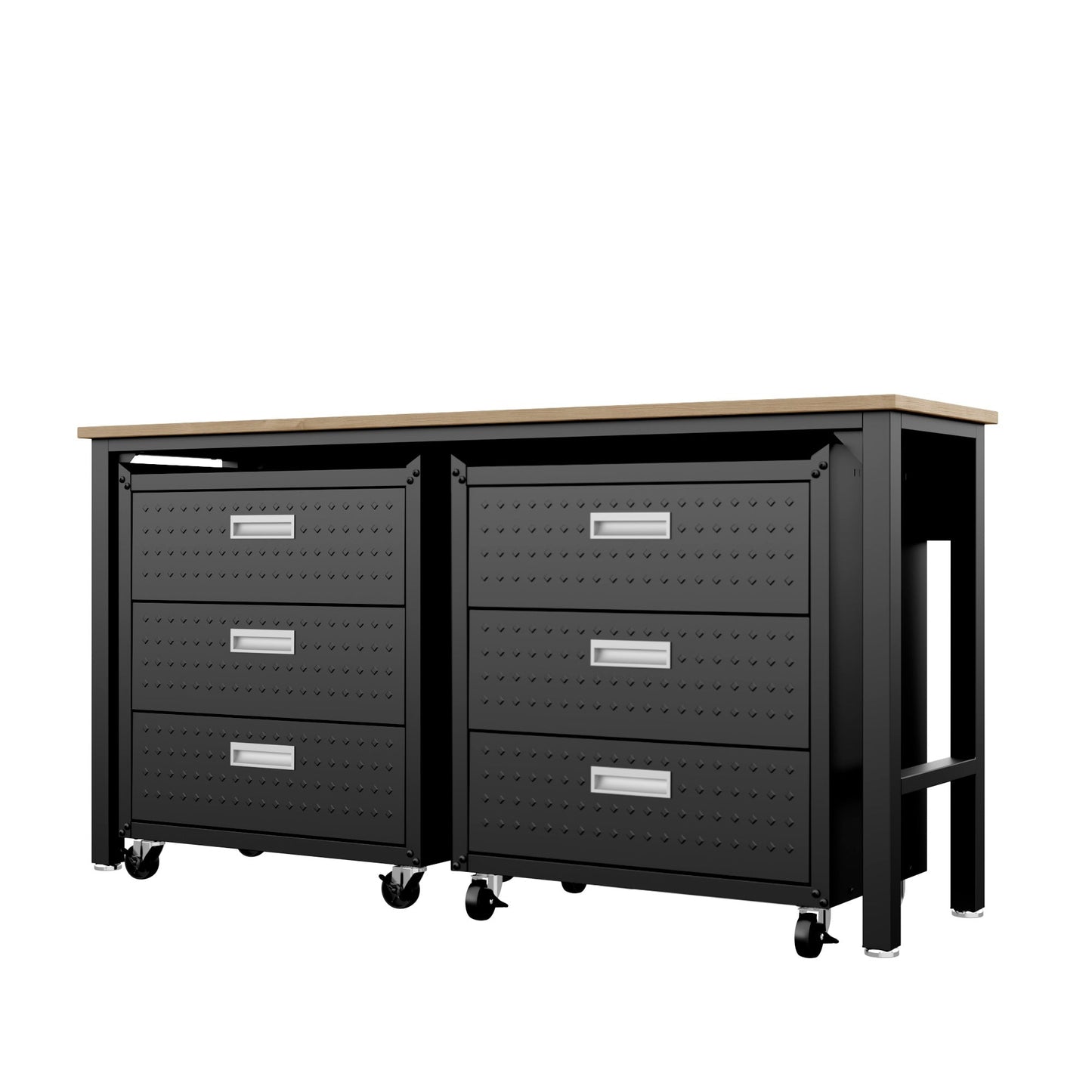 Manhattan Comfort 3-Piece Fortress Garage Set