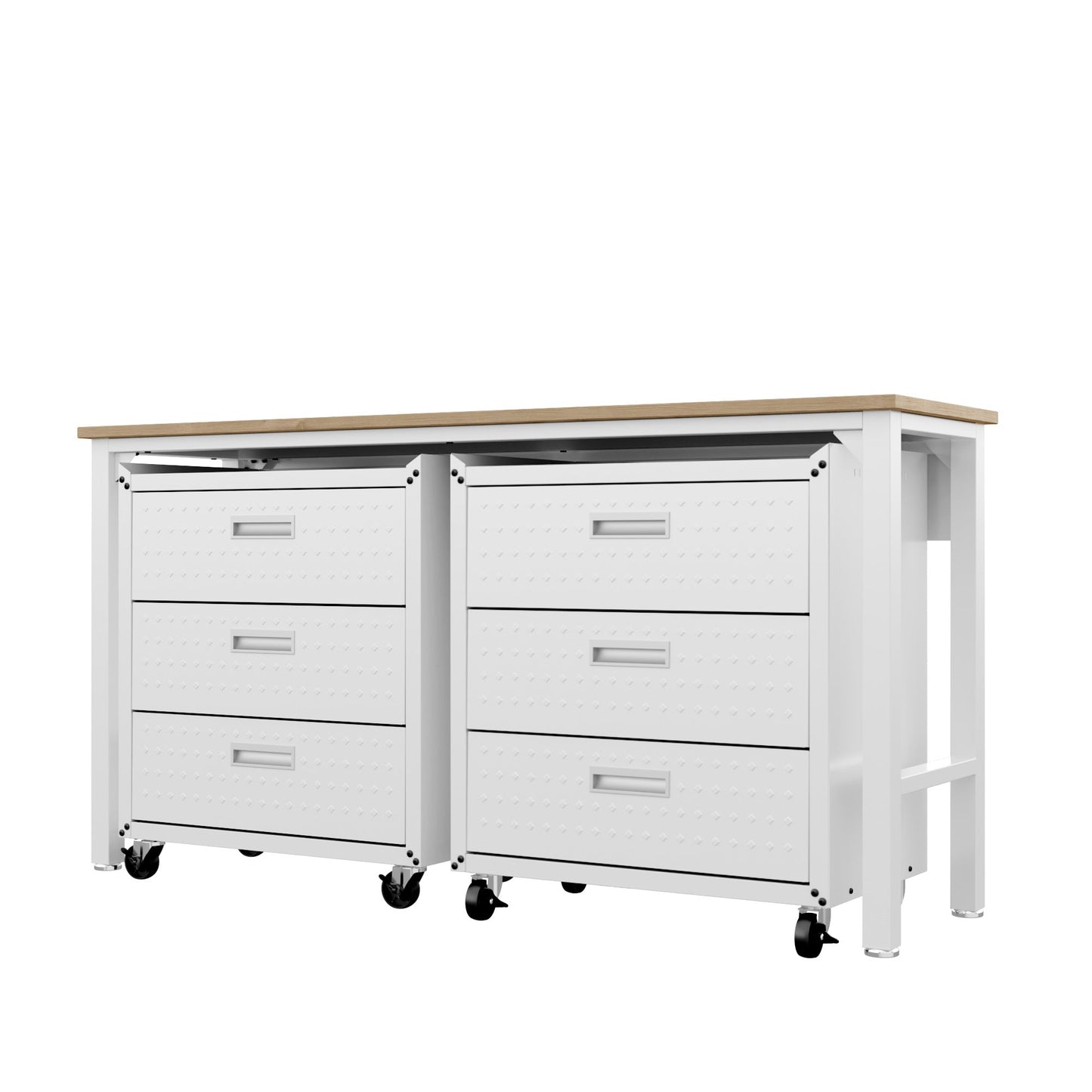 Manhattan Comfort 3-Piece Fortress Garage Set