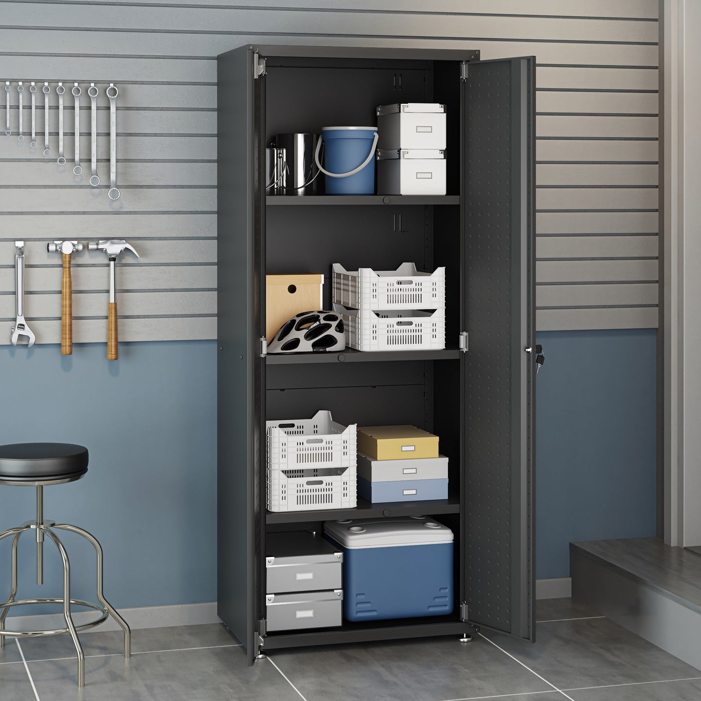 Manhattan Comfort Fortress Garage Cabinet
