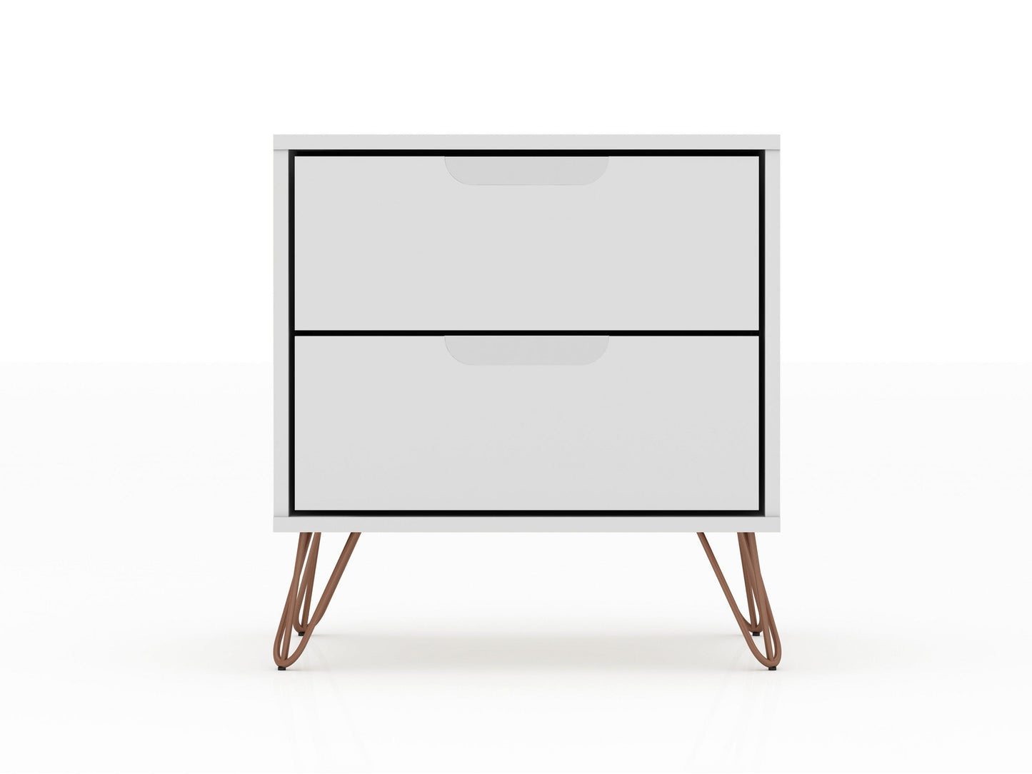 Manhattan Comfort Rockefeller Nightstand - Set of 2