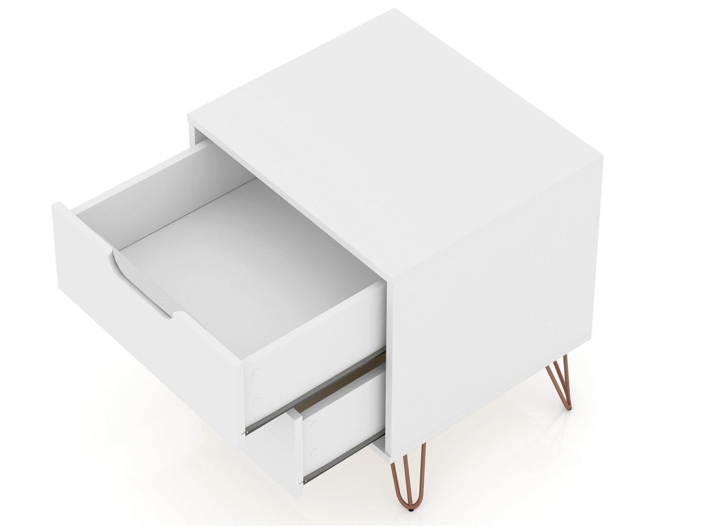 Manhattan Comfort Rockefeller Nightstand - Set of 2