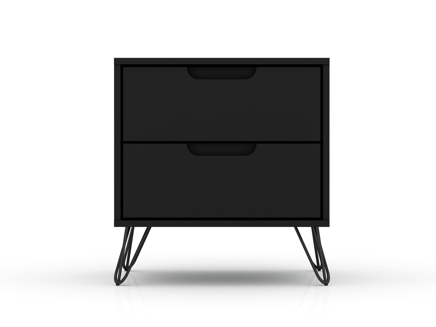 Manhattan Comfort Rockefeller Nightstand - Set of 2