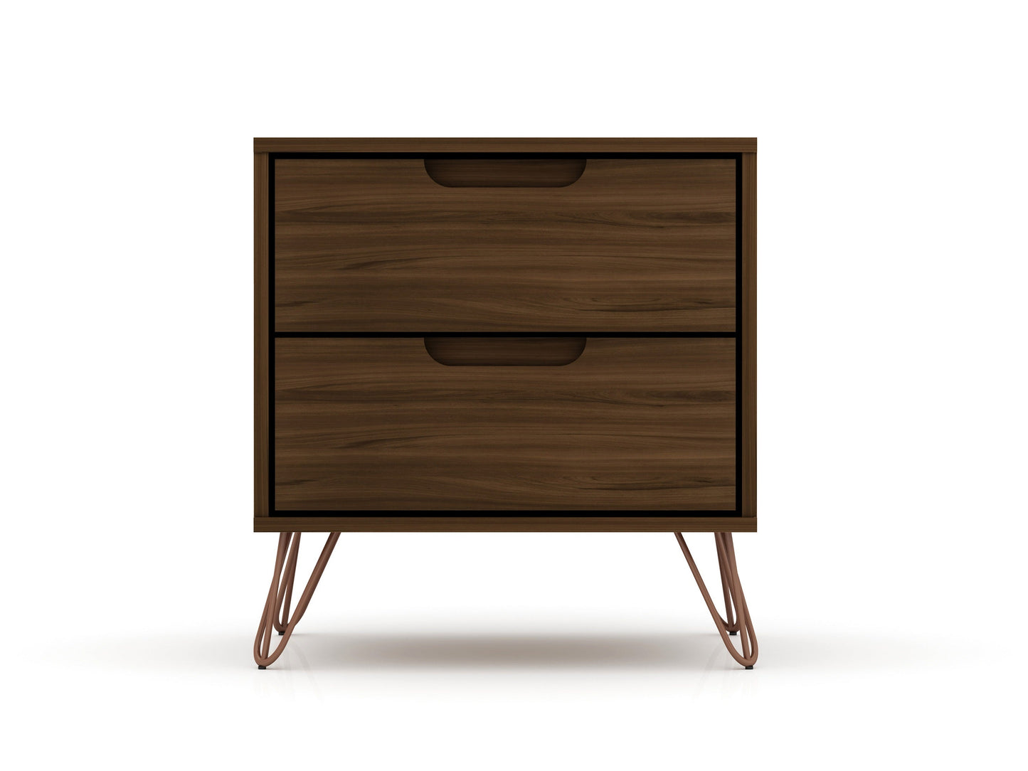 Manhattan Comfort Rockefeller Nightstand - Set of 2
