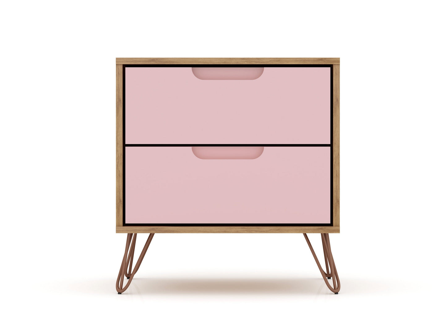 Manhattan Comfort Rockefeller Nightstand - Set of 2