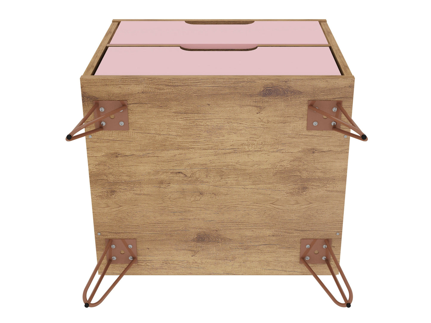 Manhattan Comfort Rockefeller Nightstand - Set of 2