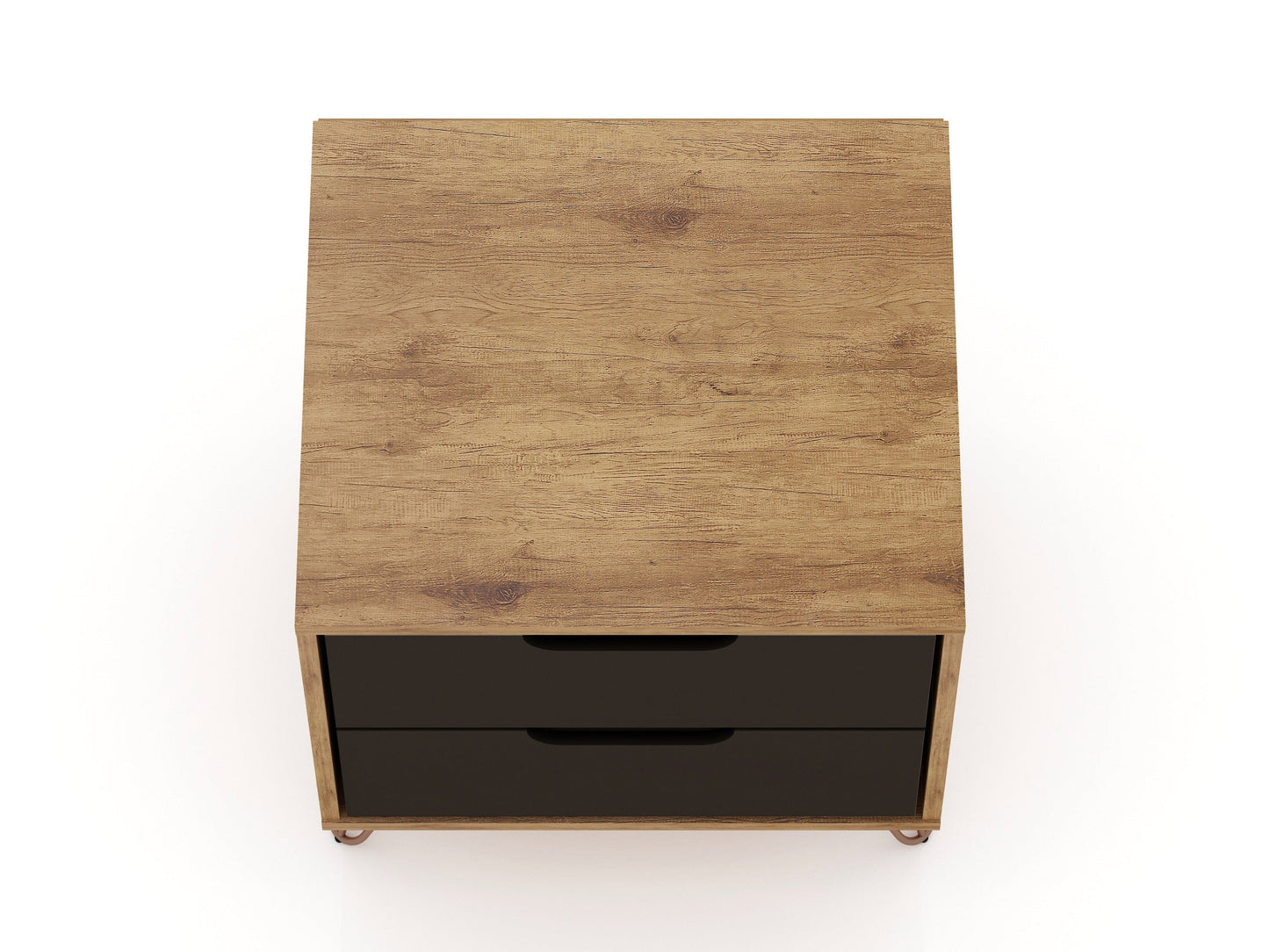 Manhattan Comfort Rockefeller Nightstand - Set of 2