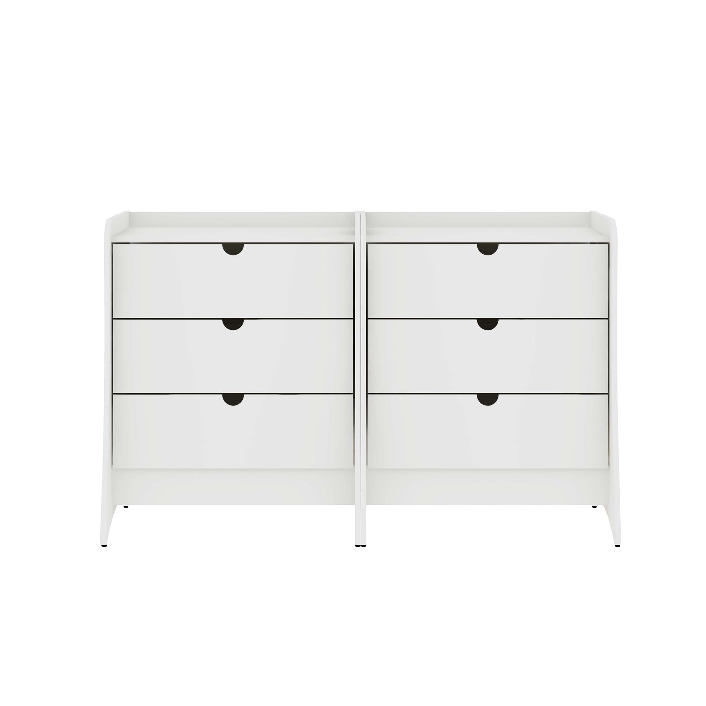 Manhattan Comfort Coney Dresser - Set of 2