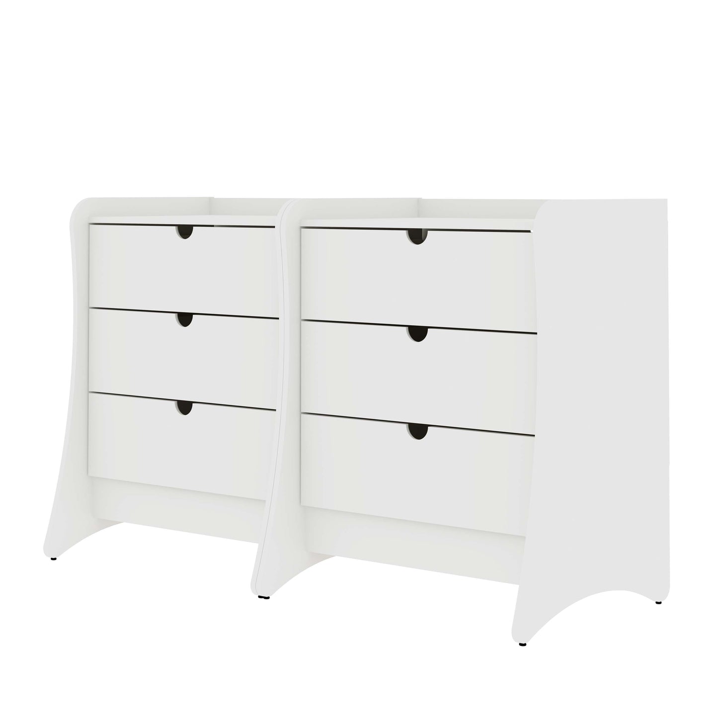 Manhattan Comfort Coney Dresser - Set of 2