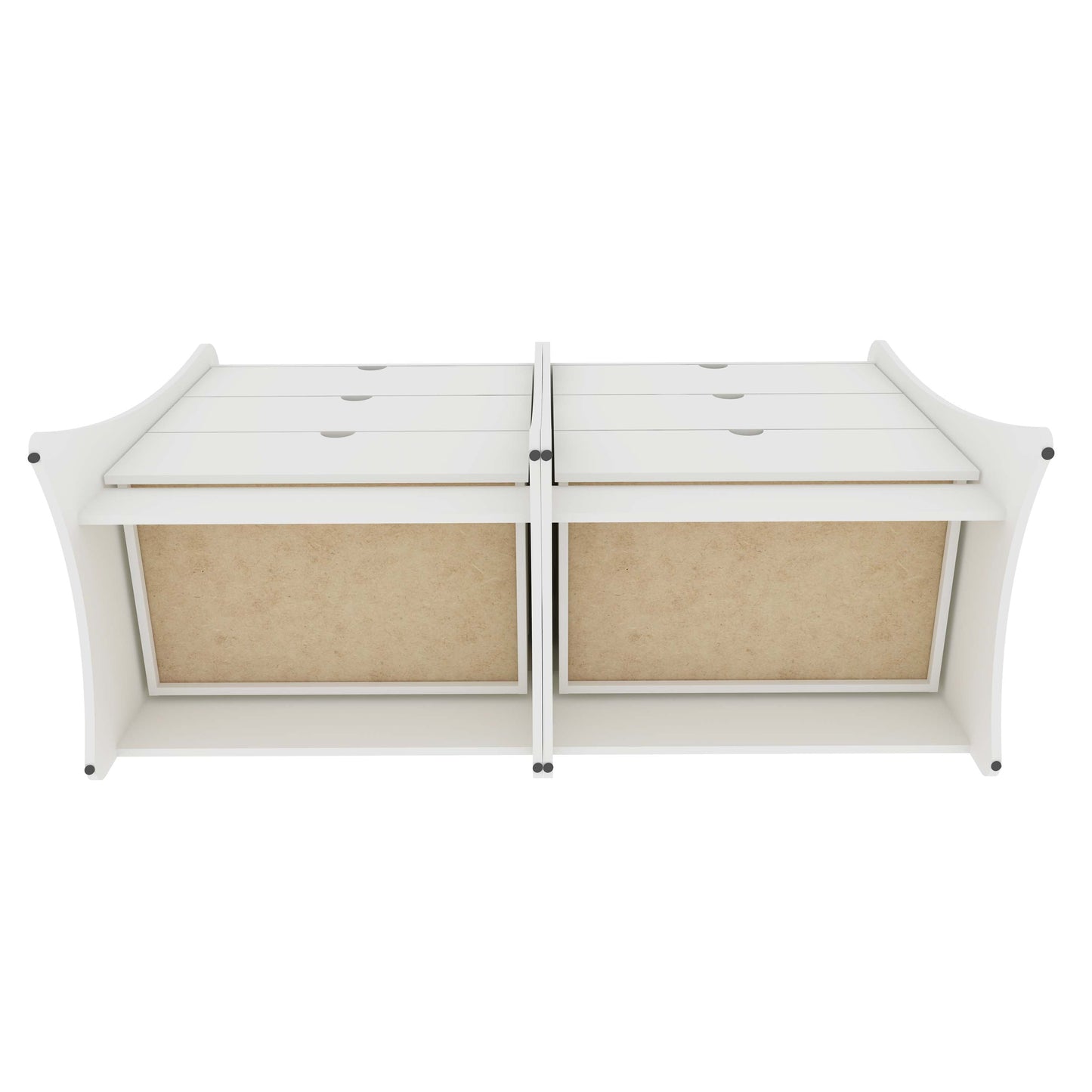 Manhattan Comfort Coney Dresser - Set of 2