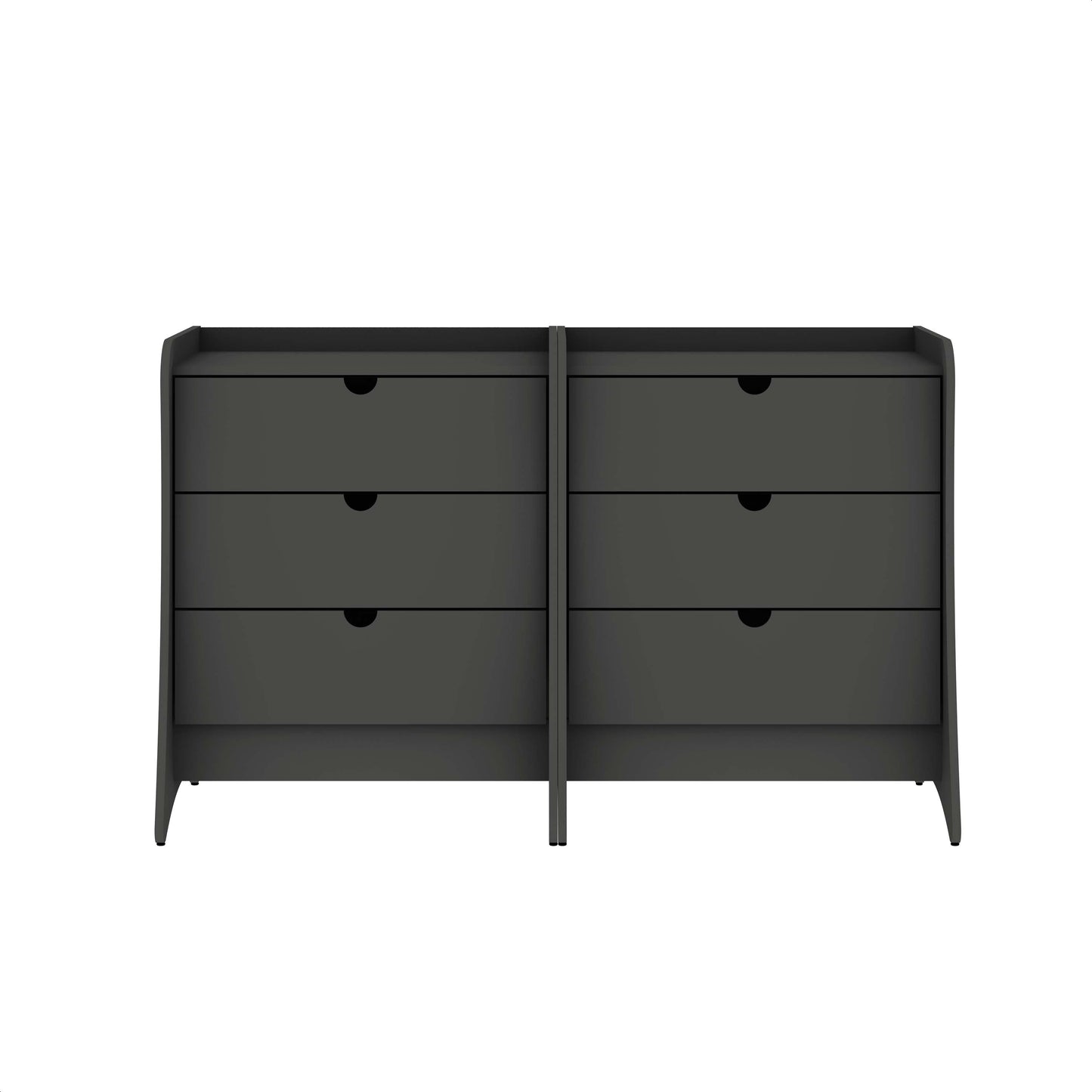 Manhattan Comfort Coney Dresser - Set of 2