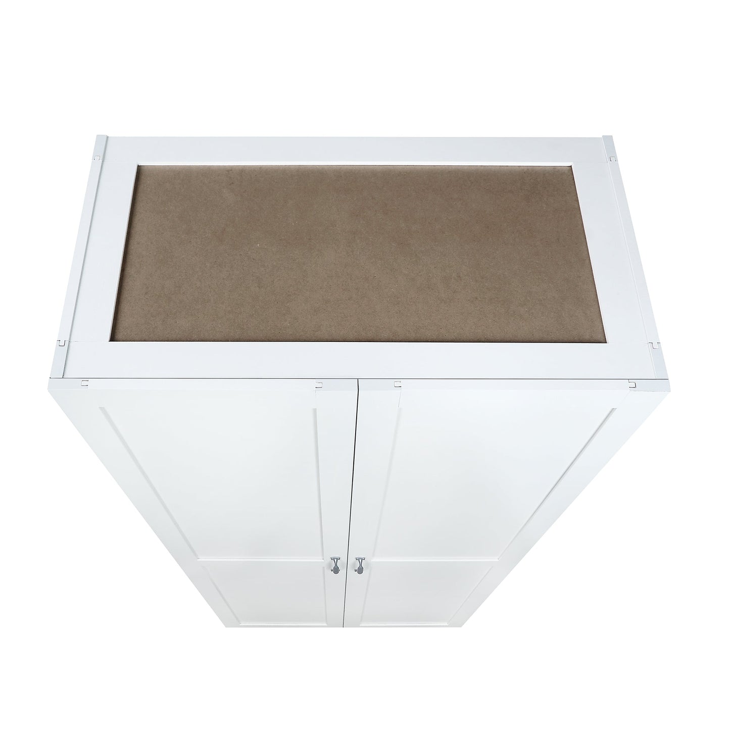 Manhattan Comfort Hopkins Storage Closet - Set of 2