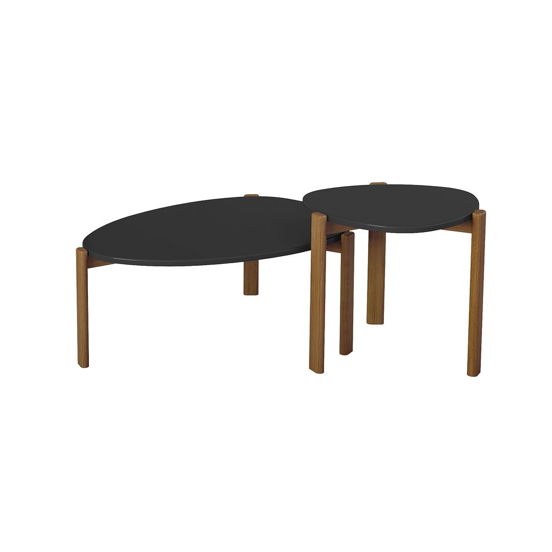 Manhattan Comfort Gales Coffee Table, End Table
