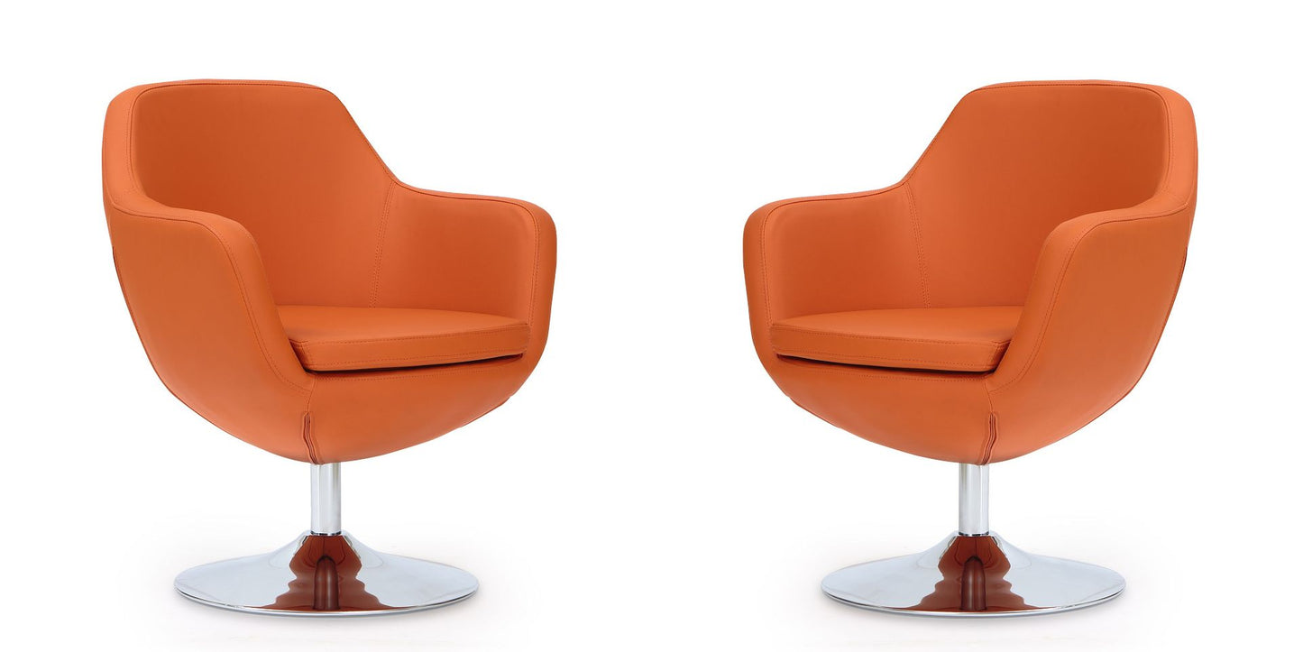 Manhattan Comfort Caisson Swivel Accent Chair