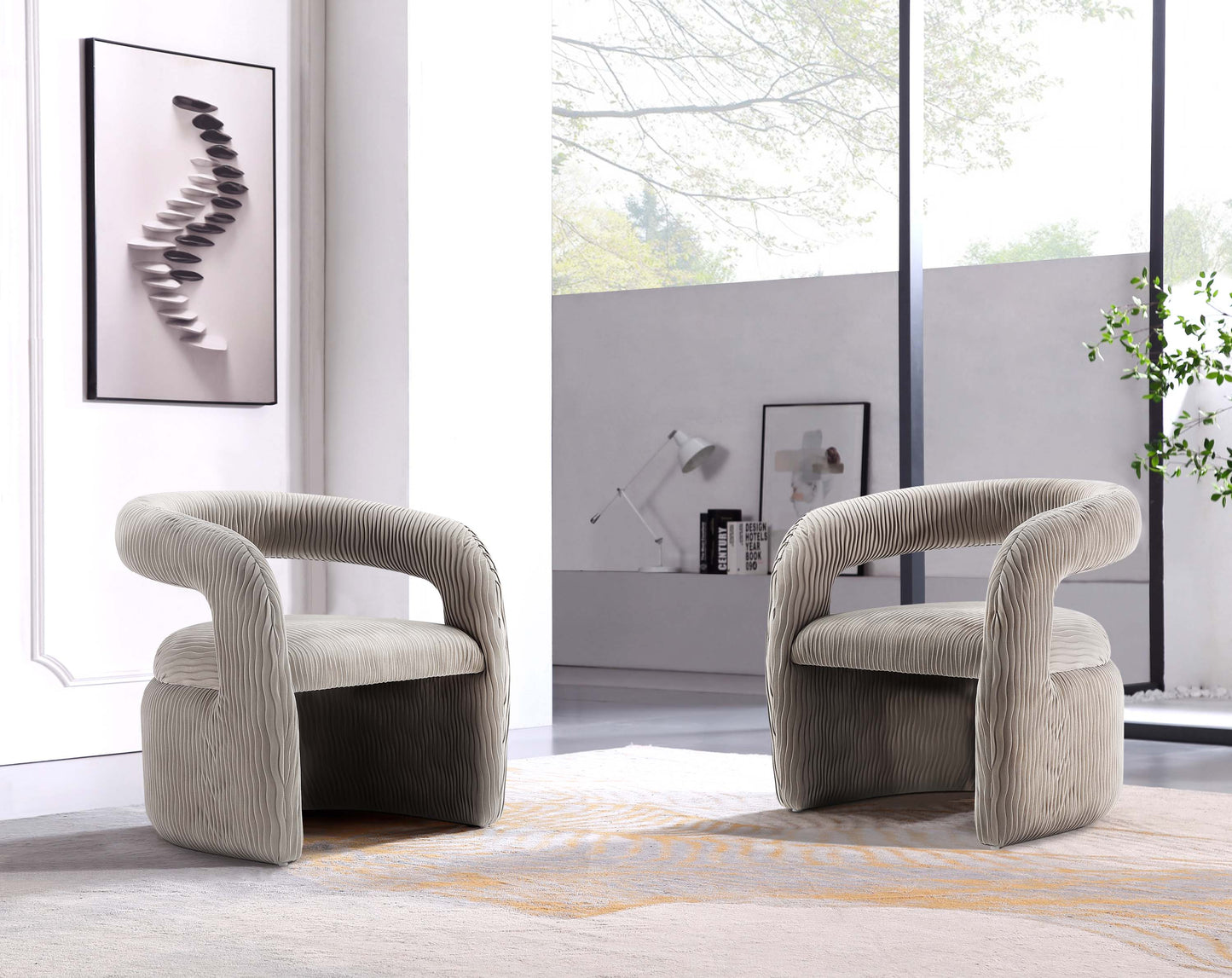 Manhattan Comfort Corvette Dining Chairs - Set of 2