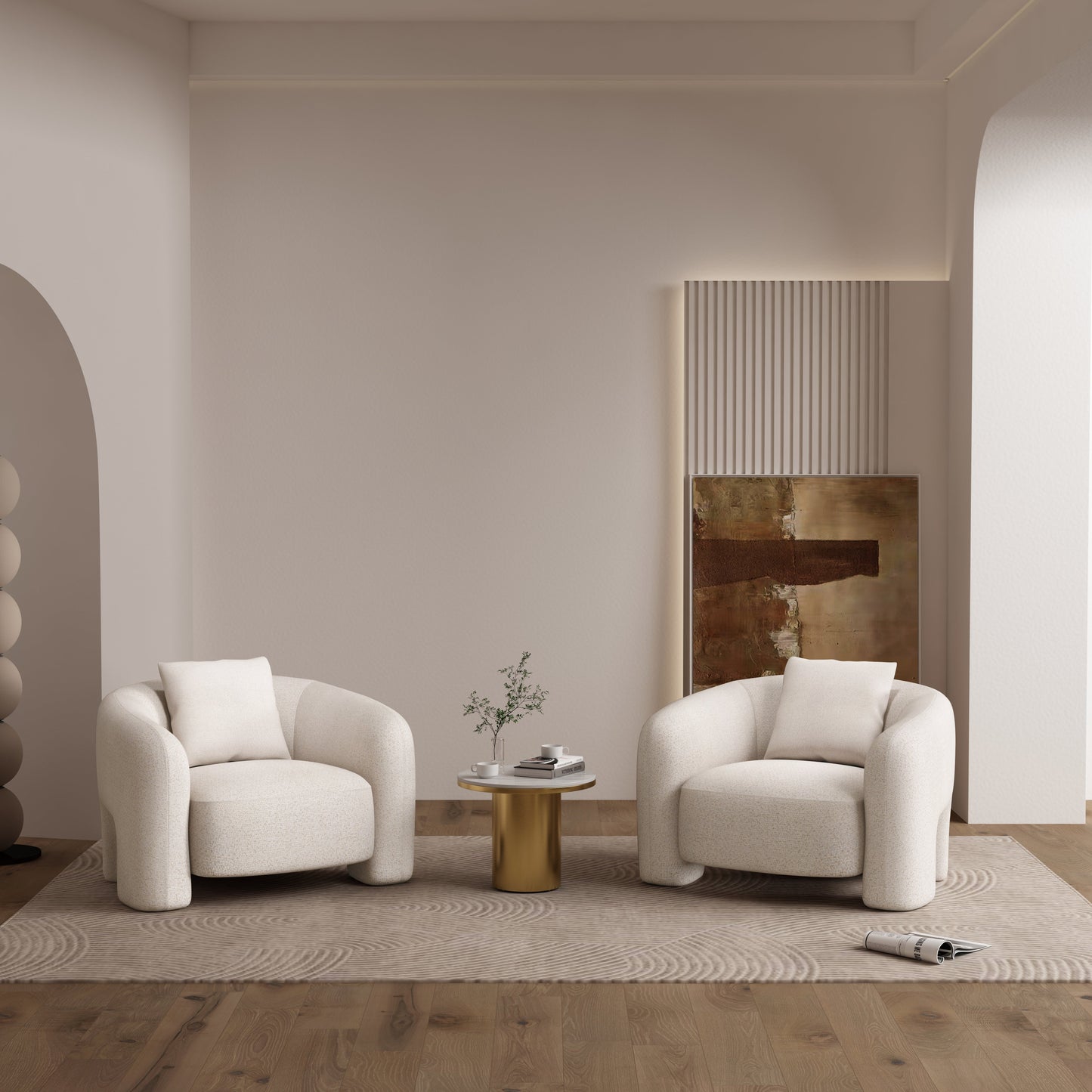 Manhattan Comfort Sylvia Accent Chair - Set of 2
