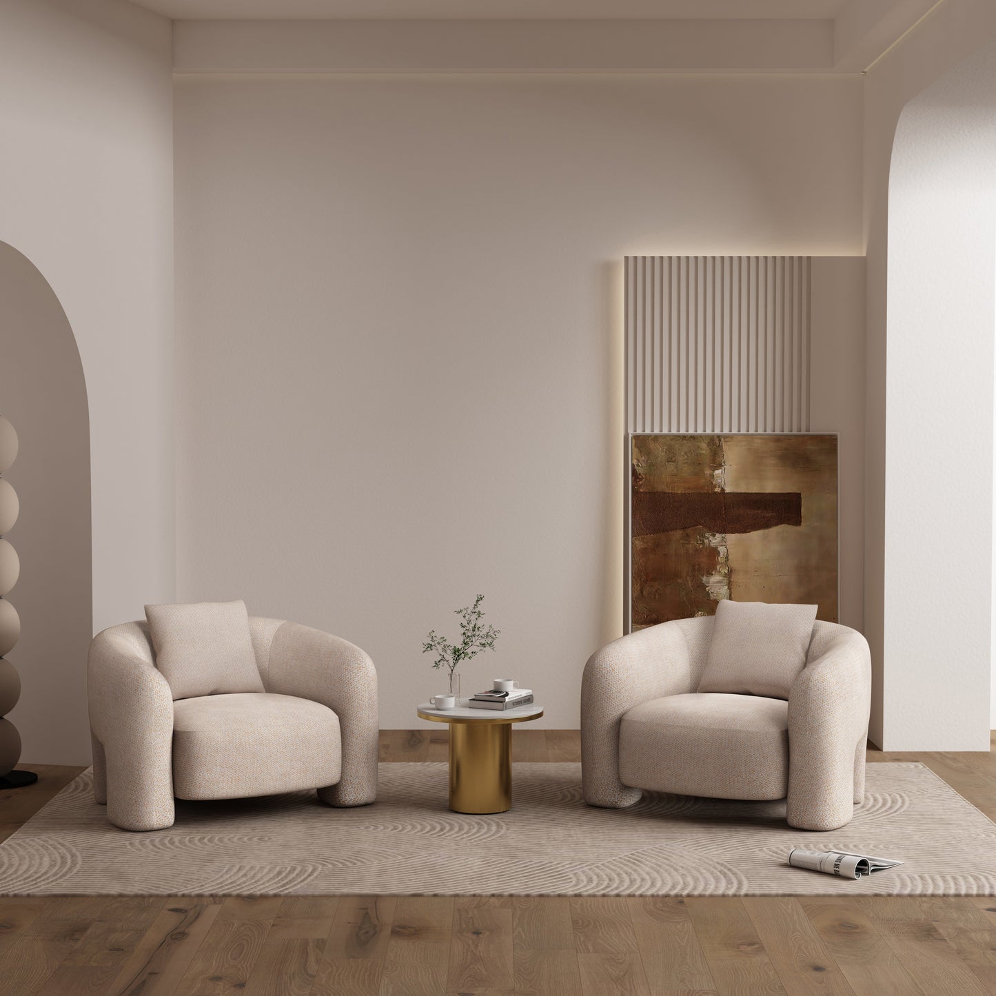 Manhattan Comfort Sylvia Accent Chair - Set of 2