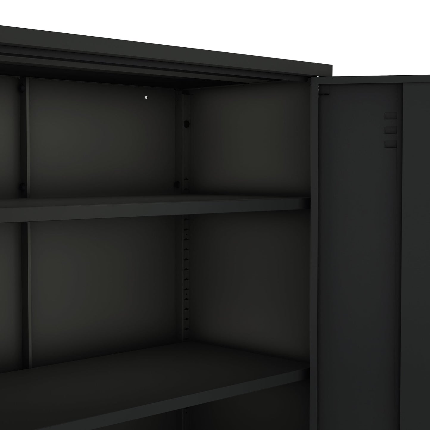 Manhattan Comfort 2-Piece Naomi Accent Cabinet and Storage Cabinet