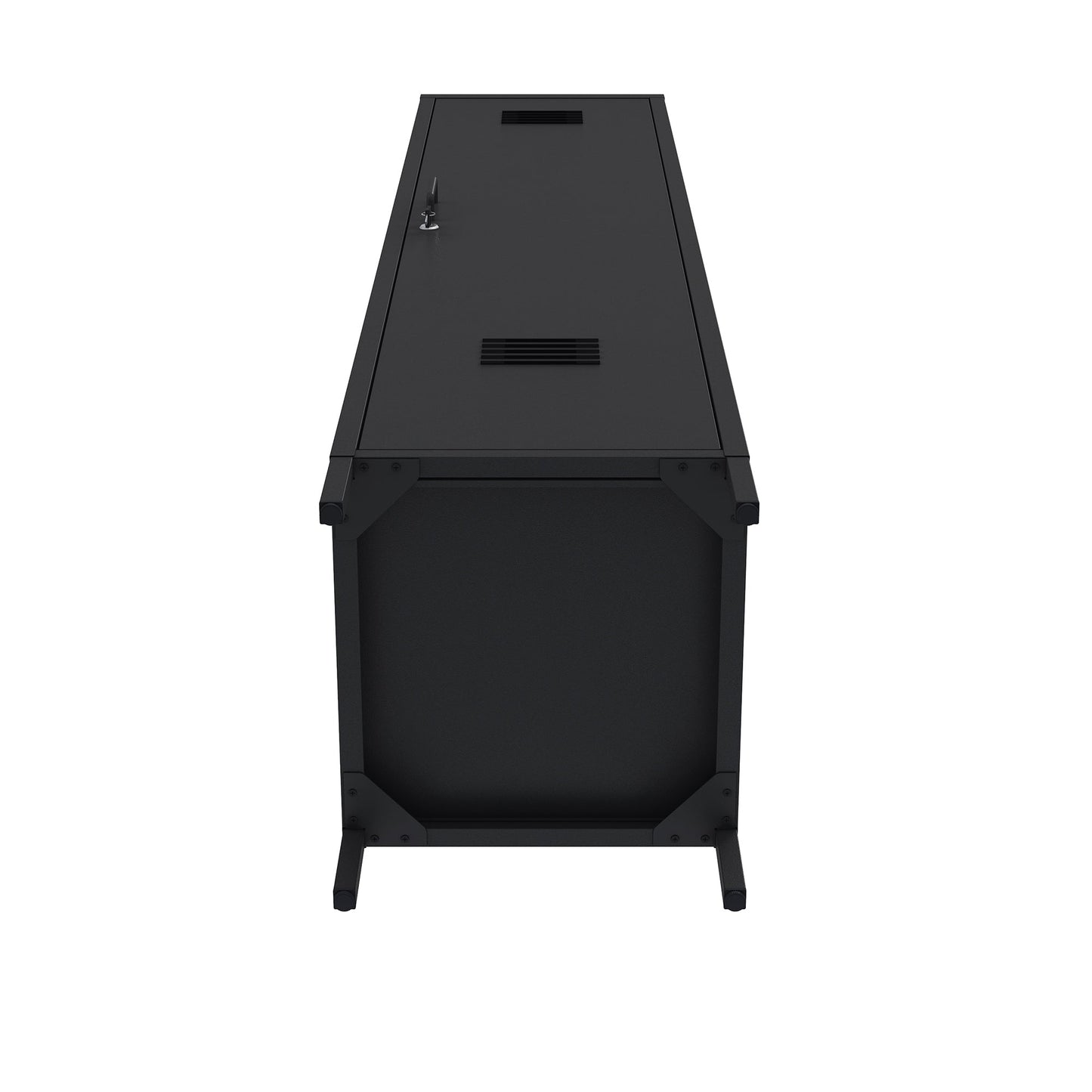 Manhattan Comfort 2-Piece Naomi Accent Cabinet and Storage Cabinet