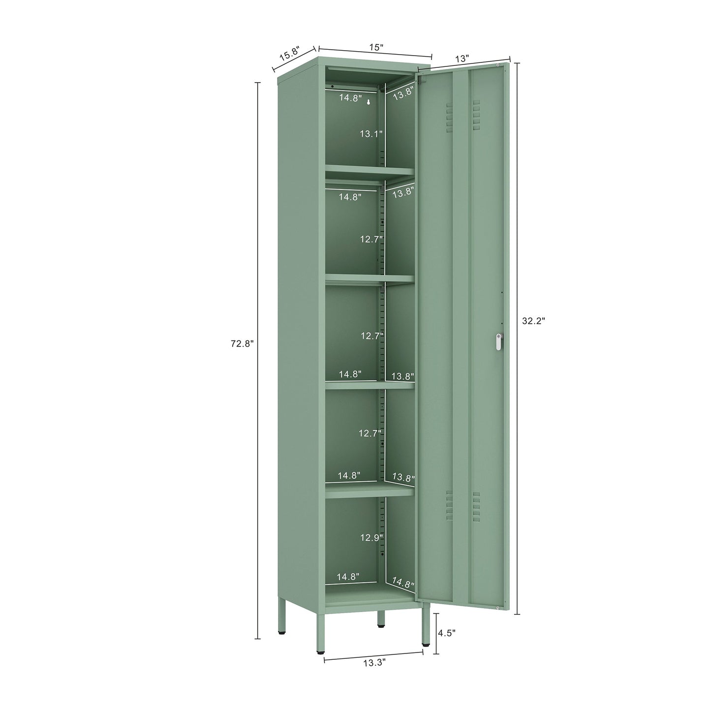 Manhattan Comfort 2-Piece Naomi Accent Cabinet and Storage Cabinet