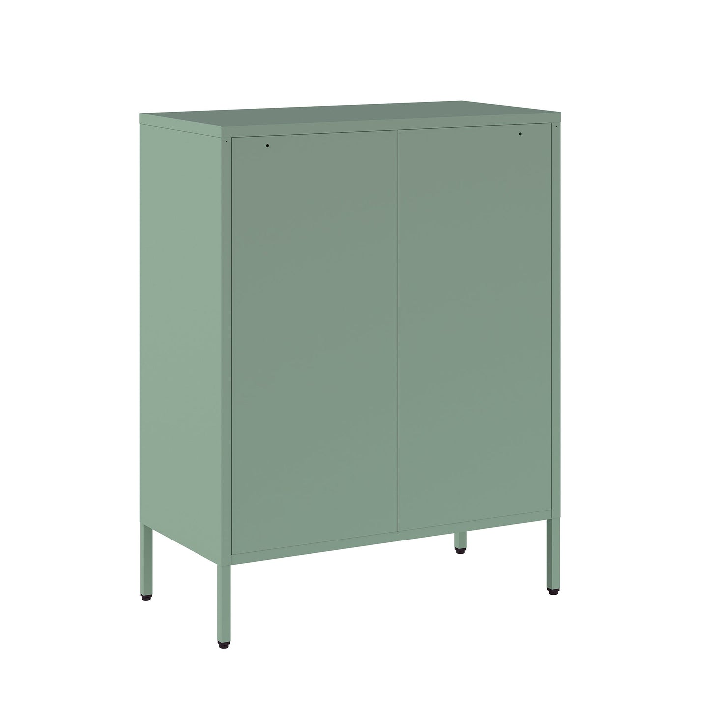 Manhattan Comfort 2-Piece Naomi Accent Cabinet and Storage Cabinet
