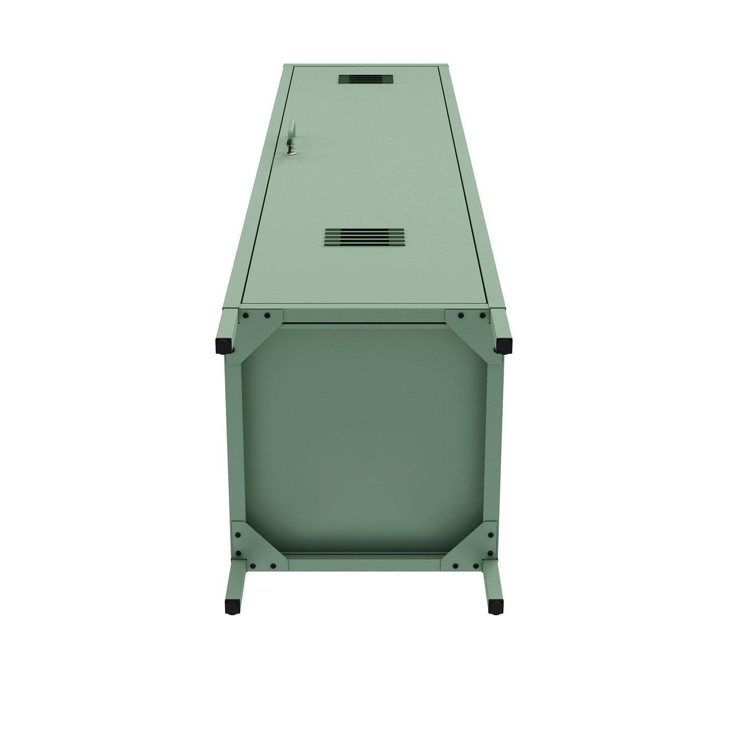 Manhattan Comfort 2-Piece Naomi Accent Cabinet and Storage Cabinet