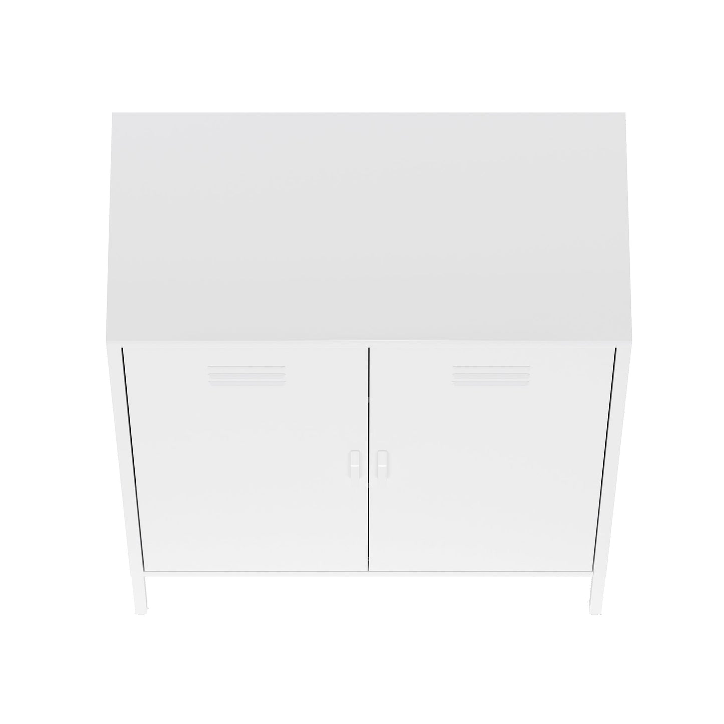 Manhattan Comfort 2-Piece Naomi Accent Cabinet and Storage Cabinet